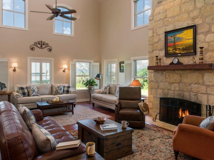 Gathering room at Behr House