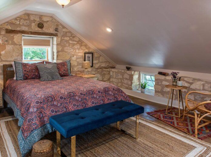 Sophie's Suite bedroom at Behr House